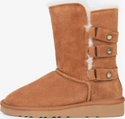 Laarzen Snowboots Binger Dames Kastanjebruin