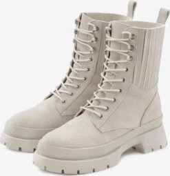 Elbsand Laarzen Veterlaarzen Dames Beige