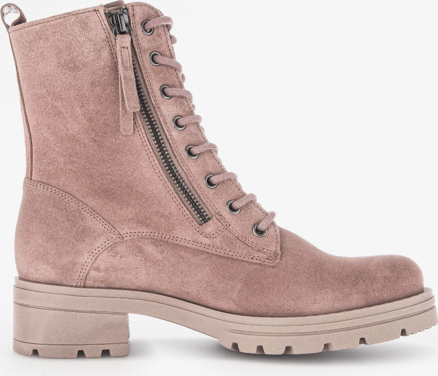 Gabor Enkellaarsjes Veterlaarsjes Dames Pink 3 Gabor Enkellaarsjes Veterlaarsjes Dames Pink - Afbeelding 2