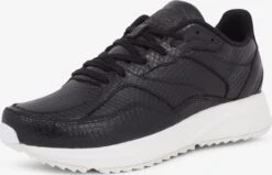 Woden Casual Sneakers Sneakers Laag Sophie Snake Dames Zwart