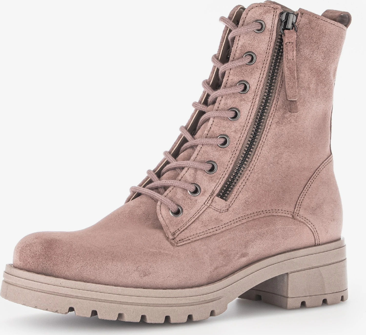 Gabor Enkellaarsjes Veterlaarsjes Dames Pink 2 Gabor Enkellaarsjes Veterlaarsjes Dames Pink