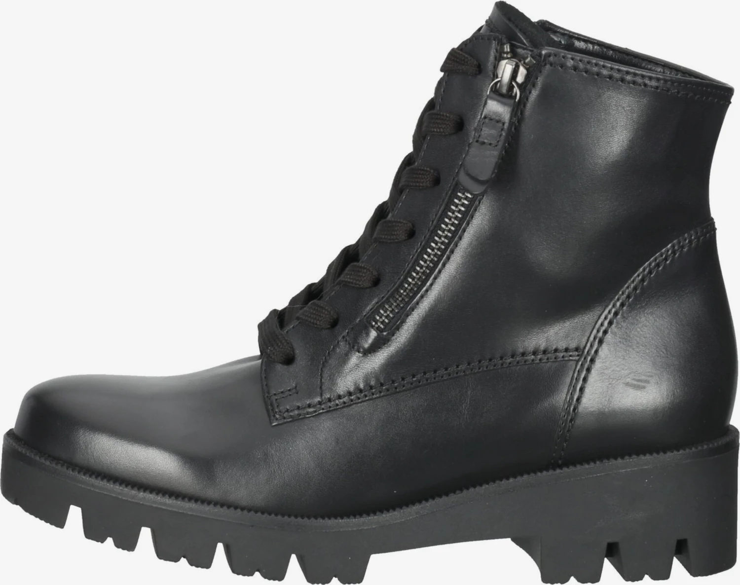 Gabor Enkellaarsjes Veterlaarsjes Dames Zwart 4 Gabor Enkellaarsjes Veterlaarsjes Dames Zwart - Afbeelding 2