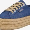 Superga Fashion Sneakers Sneakers Laag Dames Blauw -Damesschoenen Winkel 17519abdc3d14130f9cbf4df270ba872