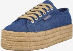 Superga Fashion Sneakers Sneakers Laag Dames Blauw