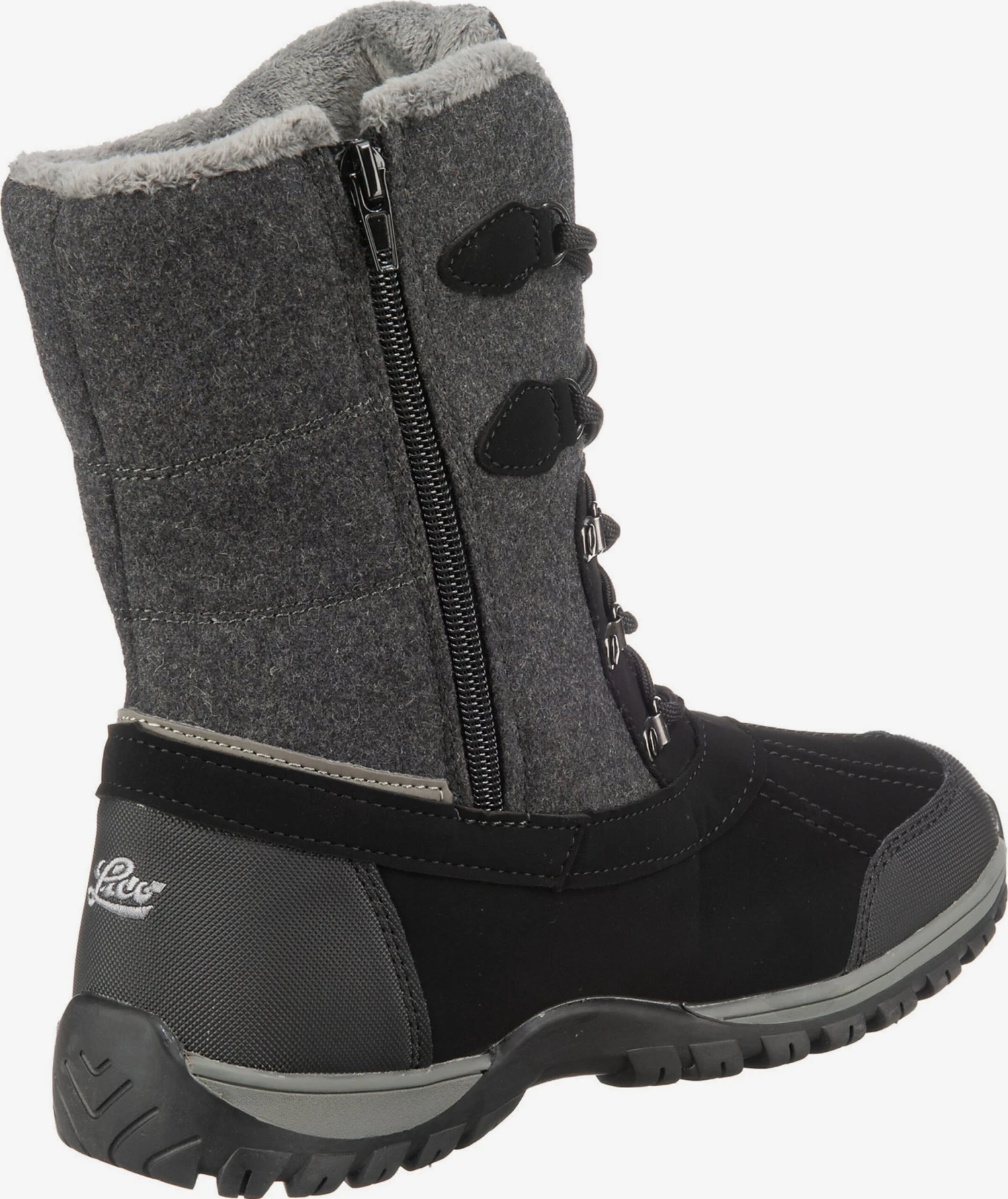LICO Laarzen Snowboots Serena Dames Grijs / Zwart 6 LICO Laarzen Snowboots Serena Dames Grijs / Zwart - Afbeelding 4