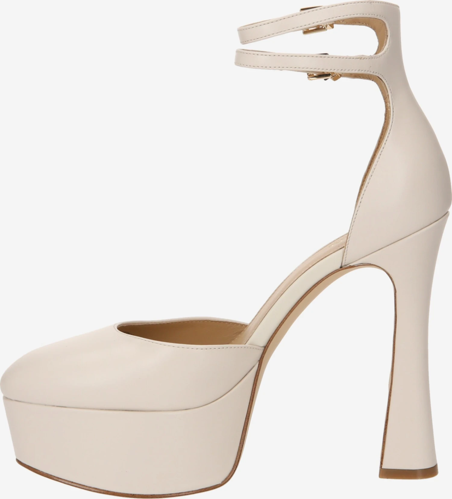 MICHAEL Michael Kors Plateaupumps Pumps Met Hoge Voorkant MARTINA Dames Crème 4 MICHAEL Michael Kors Plateaupumps Pumps Met Hoge Voorkant MARTINA Dames Crème - Afbeelding 2