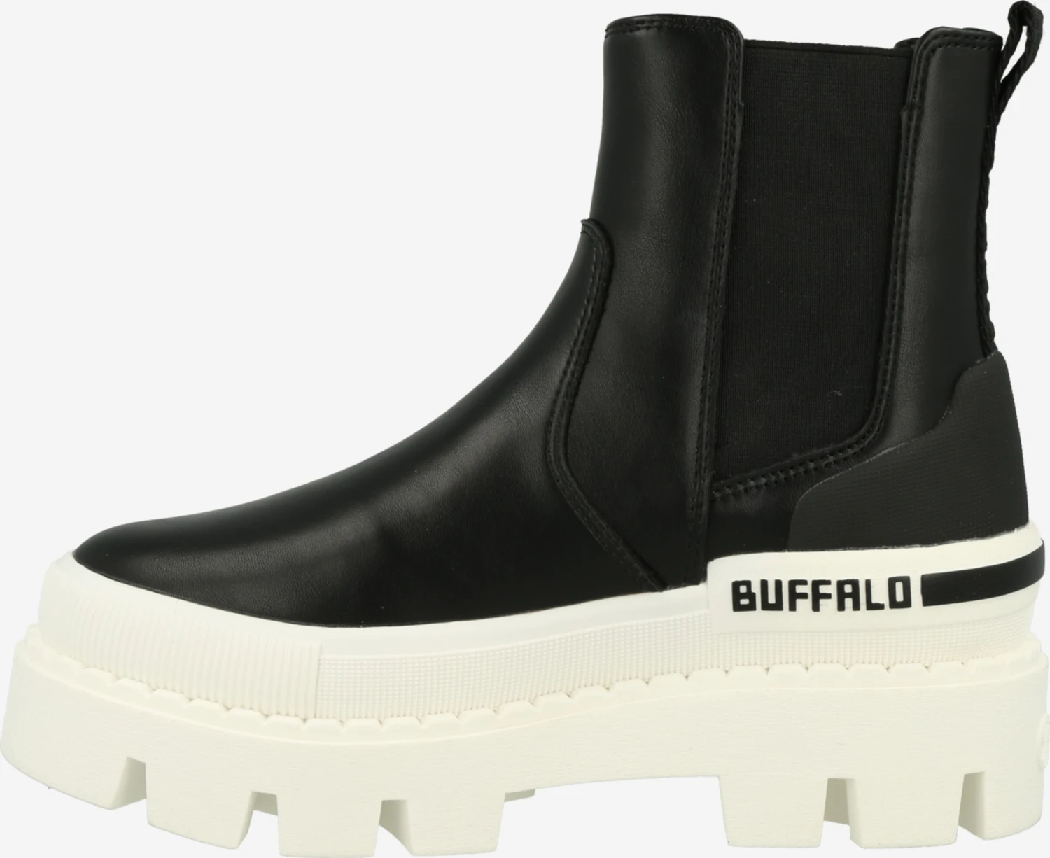 Buffalo Enkellaarsjes Chelsea Boots RAVEN Dames Zwart 4 Buffalo Enkellaarsjes Chelsea Boots RAVEN Dames Zwart - Afbeelding 2
