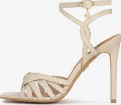 Kazar Sandalen Met Hak Sandalen Met Riem Dames Lichtbeige