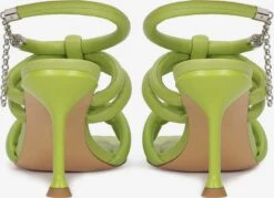 Kazar Studio Sandalen Met Hak Sandaal Dames Lichtgroen -Damesschoenen Winkel 337a87f82e6a89e31d78c541c5ad3a60