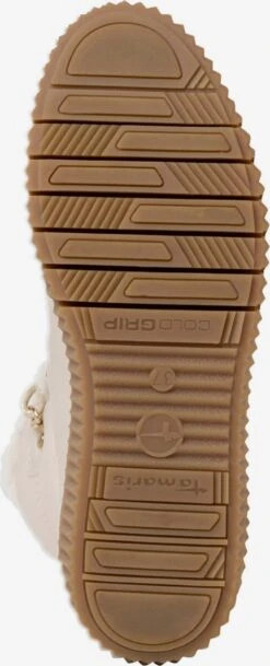 Tamaris Laarzen Snowboots Dames Crème -Damesschoenen Winkel 34a845a8af9a8eb0ea589929dd093644