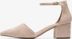 Bianco Pumps & Hakken Slingpumps Divived Dorsay Dames Beige