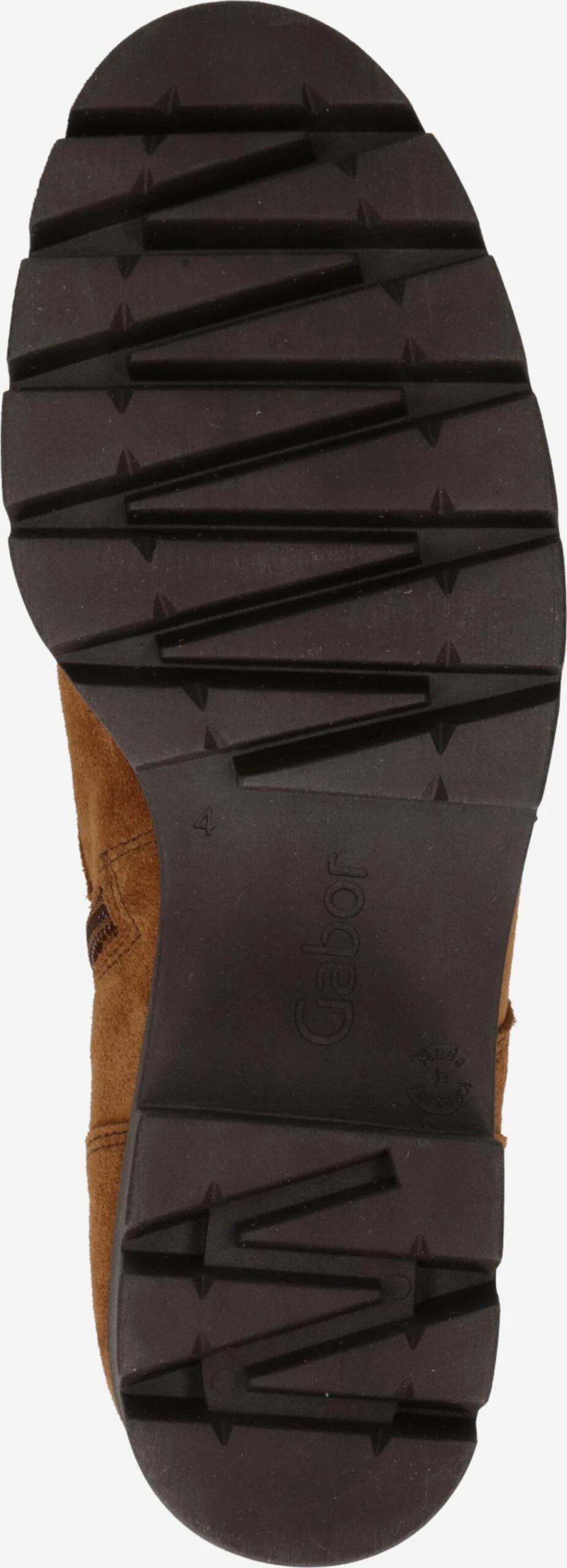 Gabor Enkellaarsjes Veterlaarsjes Dames Cognac 5 Gabor Enkellaarsjes Veterlaarsjes Dames Cognac - Afbeelding 3