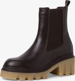 Tamaris Enkellaarsjes Chelsea Boots Dames Chocoladebruin