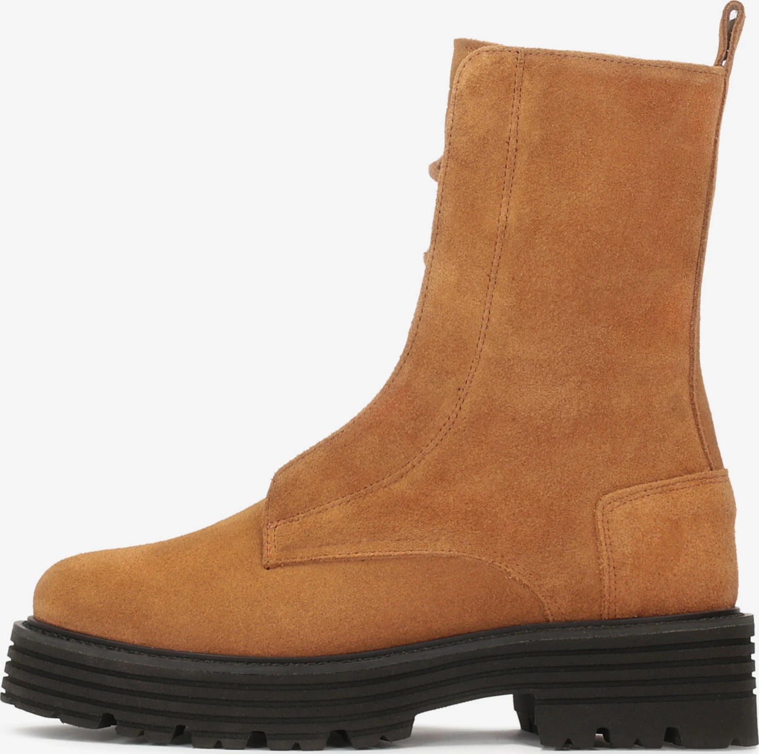 Kazar Enkellaarsjes Veterlaarsjes Dames Cognac 3 Kazar Enkellaarsjes Veterlaarsjes Dames Cognac