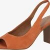 Caprice Klassieke Pumps Pumps Dames Oranje -Damesschoenen Winkel 5d1951f7a9df25ce6b25c9b4135a6815
