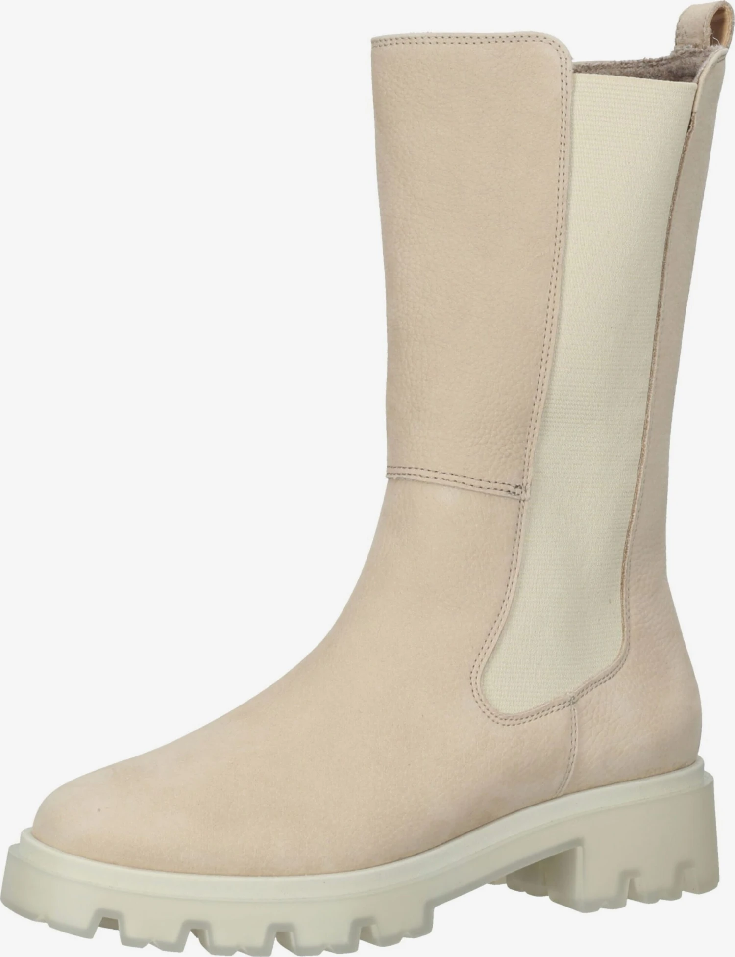 Paul Green Enkellaarsjes Chelsea Boots Dames Beige 3 Paul Green Enkellaarsjes Chelsea Boots Dames Beige