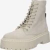 Steve Madden Enkellaarsjes Veterlaarsjes Skylar Dames Beige -Damesschoenen Winkel 656f27d588518ccb4e60f62bec4c8c92
