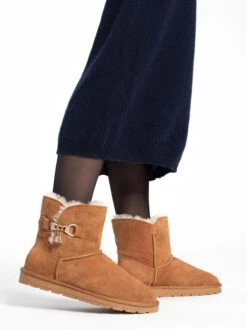 Laarzen Snowboots Polly Dames Bruin -Damesschoenen Winkel 6fe072283c59fd3444d0adc21930952e