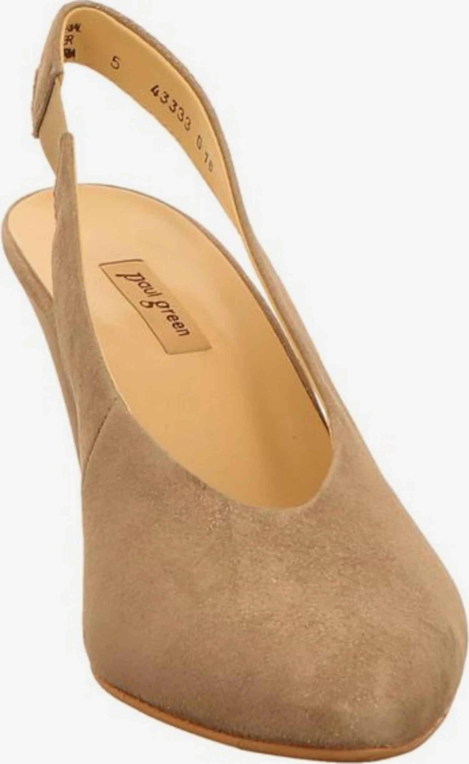 Paul Green Pumps & Hakken Slingpumps Dames Lichtbruin 7 Paul Green Pumps & Hakken Slingpumps Dames Lichtbruin - Afbeelding 5