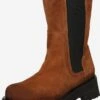 Felmini Enkellaarsjes Chelsea Boots Nadir Dames Oker / Zwart -Damesschoenen Winkel 7164cc8942dee96022793c12a12cd6de