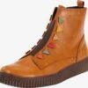 Enkellaarsjes Veterlaarsjes Talsi Dames Cognac -Damesschoenen Winkel 79eb8deb261a5534eeccfa3c40e274d1