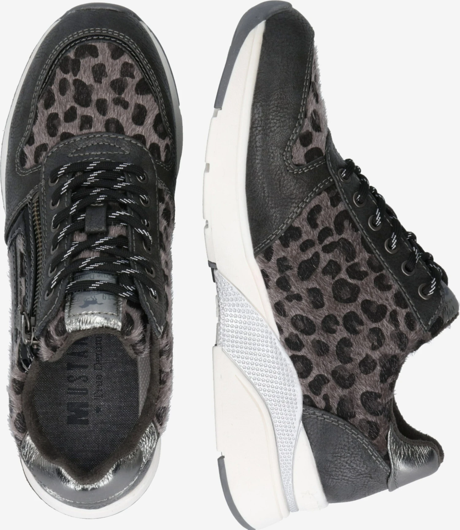 Mustang Fashion Sneakers Sneakers Laag Dames Grafiet 4 Mustang Fashion Sneakers Sneakers Laag Dames Grafiet - Afbeelding 2