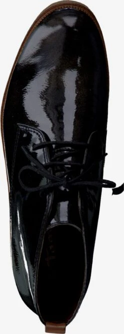 Tamaris Enkellaarsjes Veterlaarsjes Dames Antraciet -Damesschoenen Winkel 80ce109f1a2be5c8493328742986f558