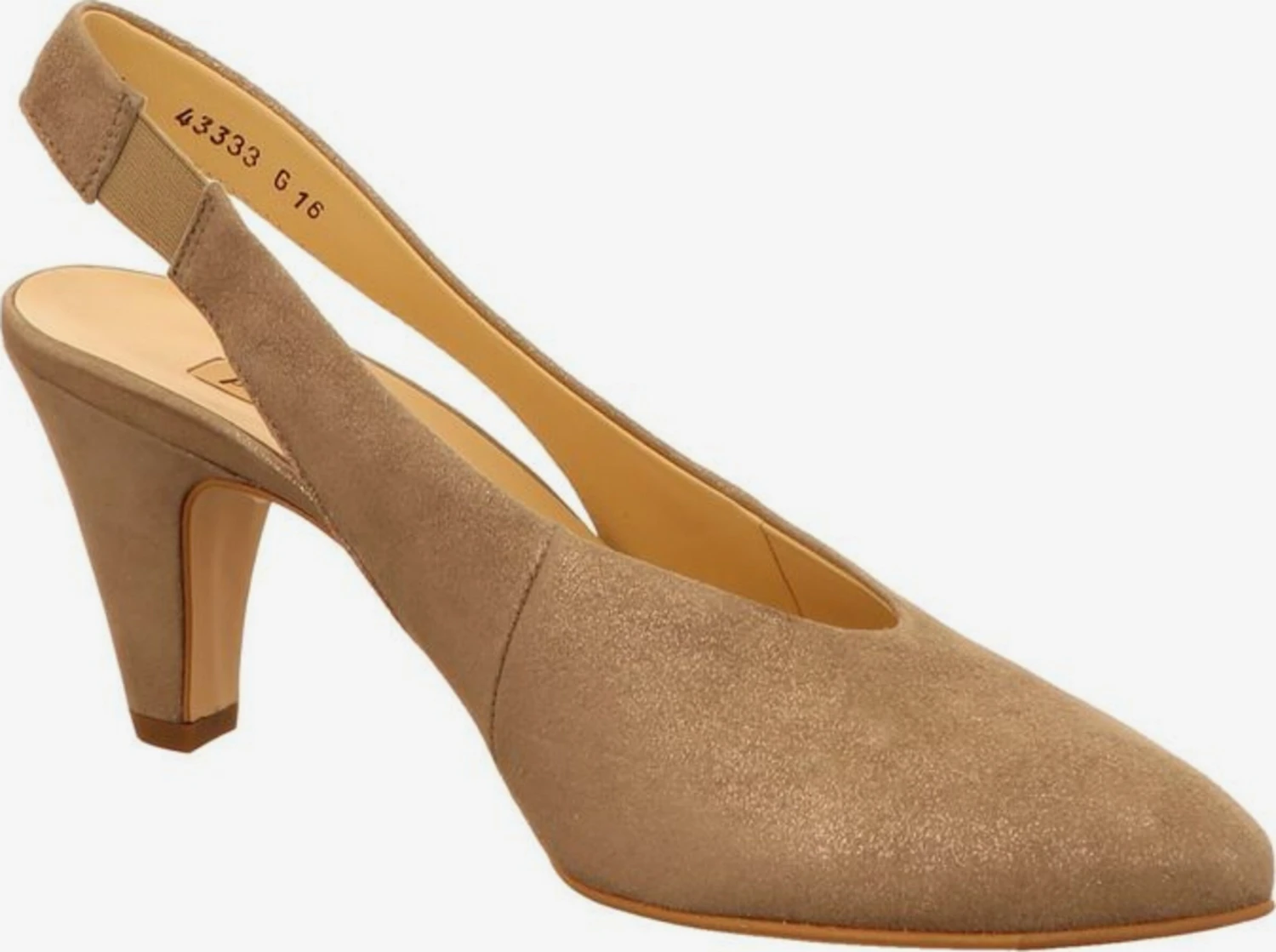 Paul Green Pumps & Hakken Slingpumps Dames Lichtbruin 6 Paul Green Pumps & Hakken Slingpumps Dames Lichtbruin - Afbeelding 4