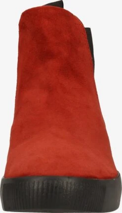 Enkellaarsjes Chelsea Boots Dames Rood -Damesschoenen Winkel 90767a5ef49df0f9db23670ed6b2ae90