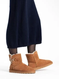 Laarzen Snowboots Polly Dames Bruin -Damesschoenen Winkel 937d98cf233c4f5c0588111adb4c229a