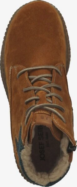 Josef Seibel Enkellaarsjes Veterlaarsjes Amelie Dames Cognac -Damesschoenen Winkel 96b01075df7c3684d949e40502eb982e