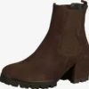 Enkellaarsjes Chelsea Boots Dames Bruin -Damesschoenen Winkel 9bf06af80b75271a083bde8cbe3aed3e