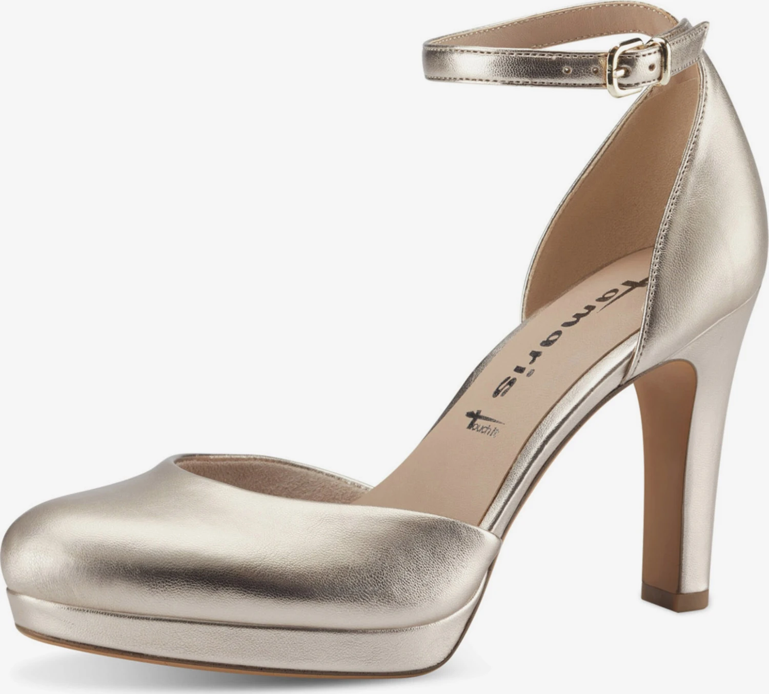 Tamaris Plateaupumps Pumps Dames Goud 3 Tamaris Plateaupumps Pumps Dames Goud