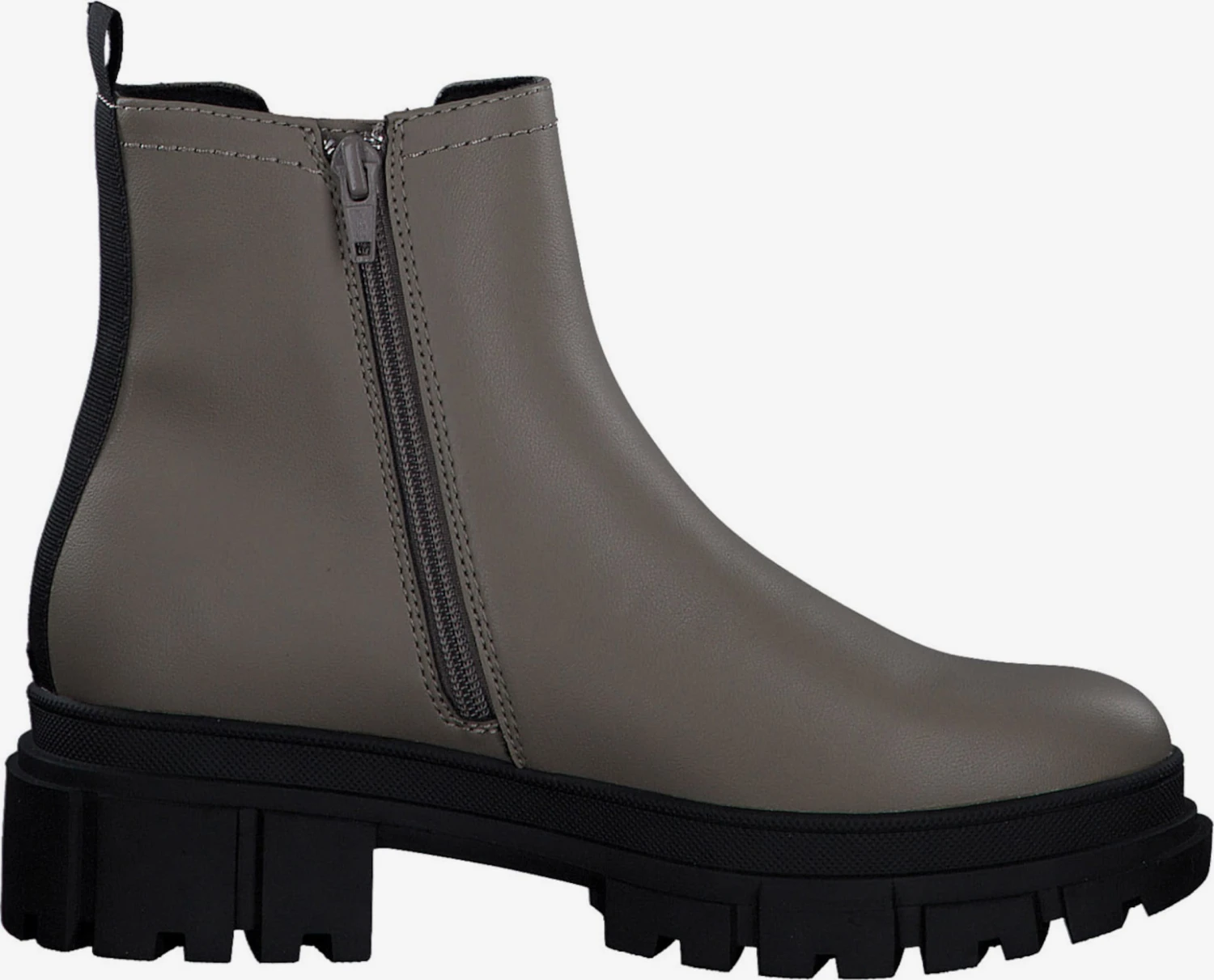 S.Oliver Enkellaarsjes Chelsea Boots Dames Taupe 5 S.Oliver Enkellaarsjes Chelsea Boots Dames Taupe - Afbeelding 3