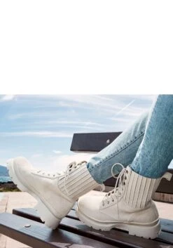 Elbsand Laarzen Veterlaarzen Dames Beige -Damesschoenen Winkel a5af9dd7caf7be850b24f30ffaddbb06