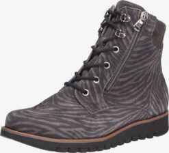 WALDLÄUFER Enkellaarsjes Veterlaarsjes Dames Taupe