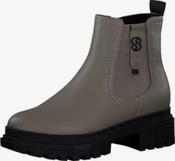 S.Oliver Enkellaarsjes Chelsea Boots Dames Taupe