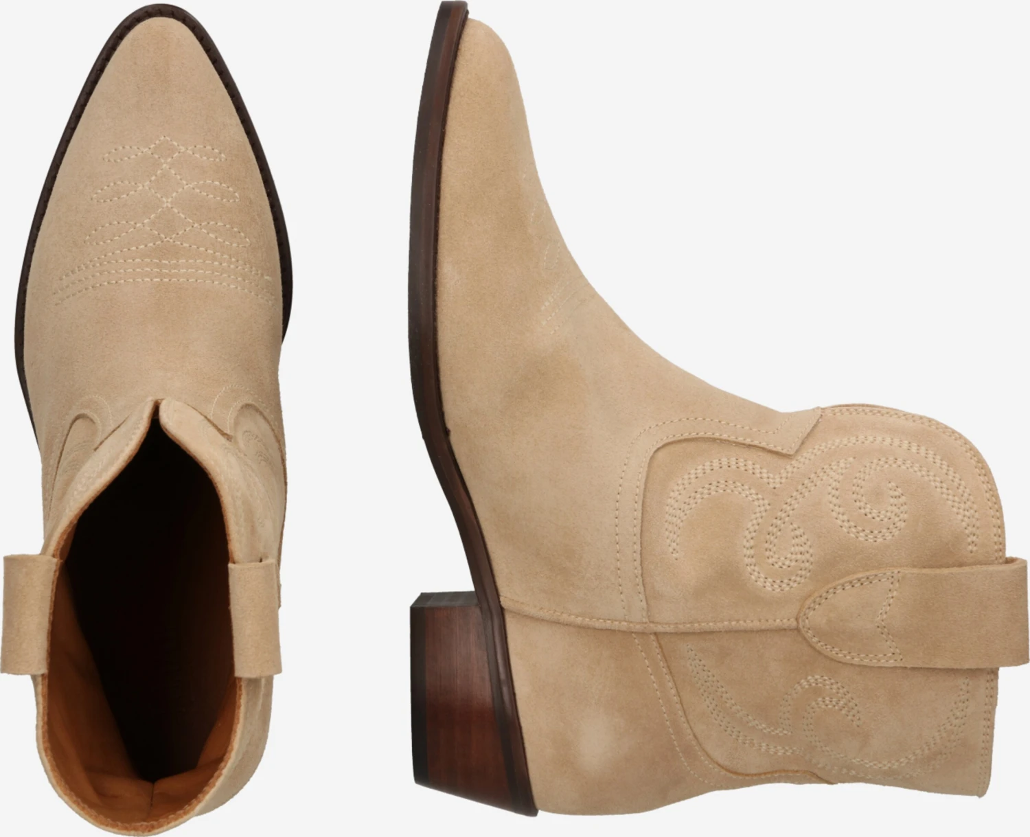 Boots Cowboylaarzen Dames Sand 4 Boots Cowboylaarzen Dames Sand - Afbeelding 2