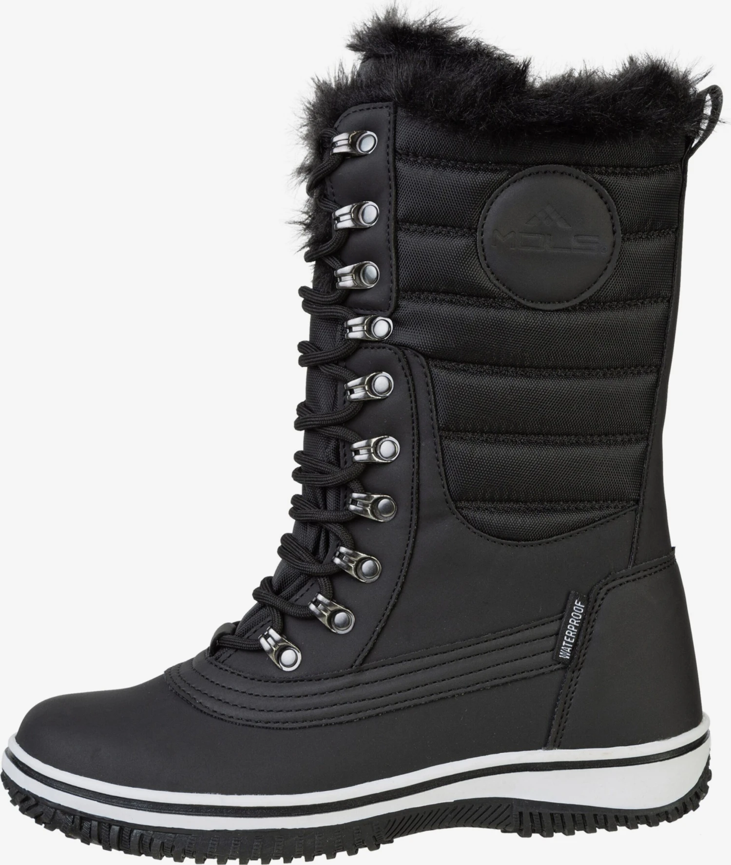 MOLS Laarzen Veterlaarzen DRENU Dames Zwart 3 MOLS Laarzen Veterlaarzen DRENU Dames Zwart - Afbeelding 2