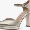 Tamaris Plateaupumps Slingpumps Dames Goud -Damesschoenen Winkel c6d530a407421ab4b3913a4ac765ff11