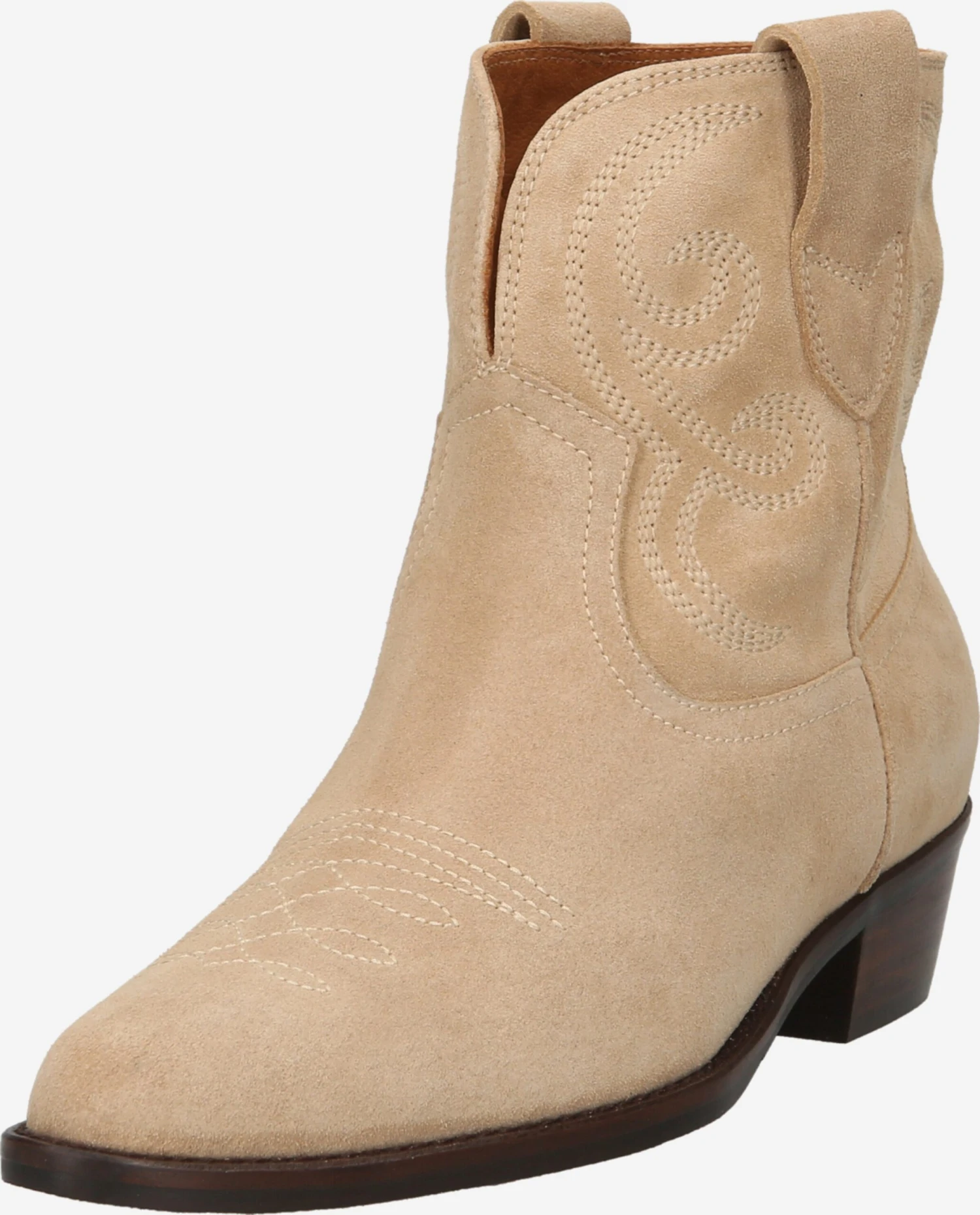 Boots Cowboylaarzen Dames Sand 3 Boots Cowboylaarzen Dames Sand