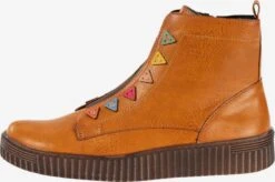 Enkellaarsjes Veterlaarsjes Talsi Dames Cognac -Damesschoenen Winkel caaf3895f1d3a905b97153a0581b2f40
