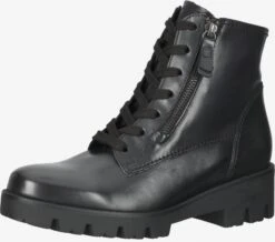 Gabor Enkellaarsjes Veterlaarsjes Dames Zwart