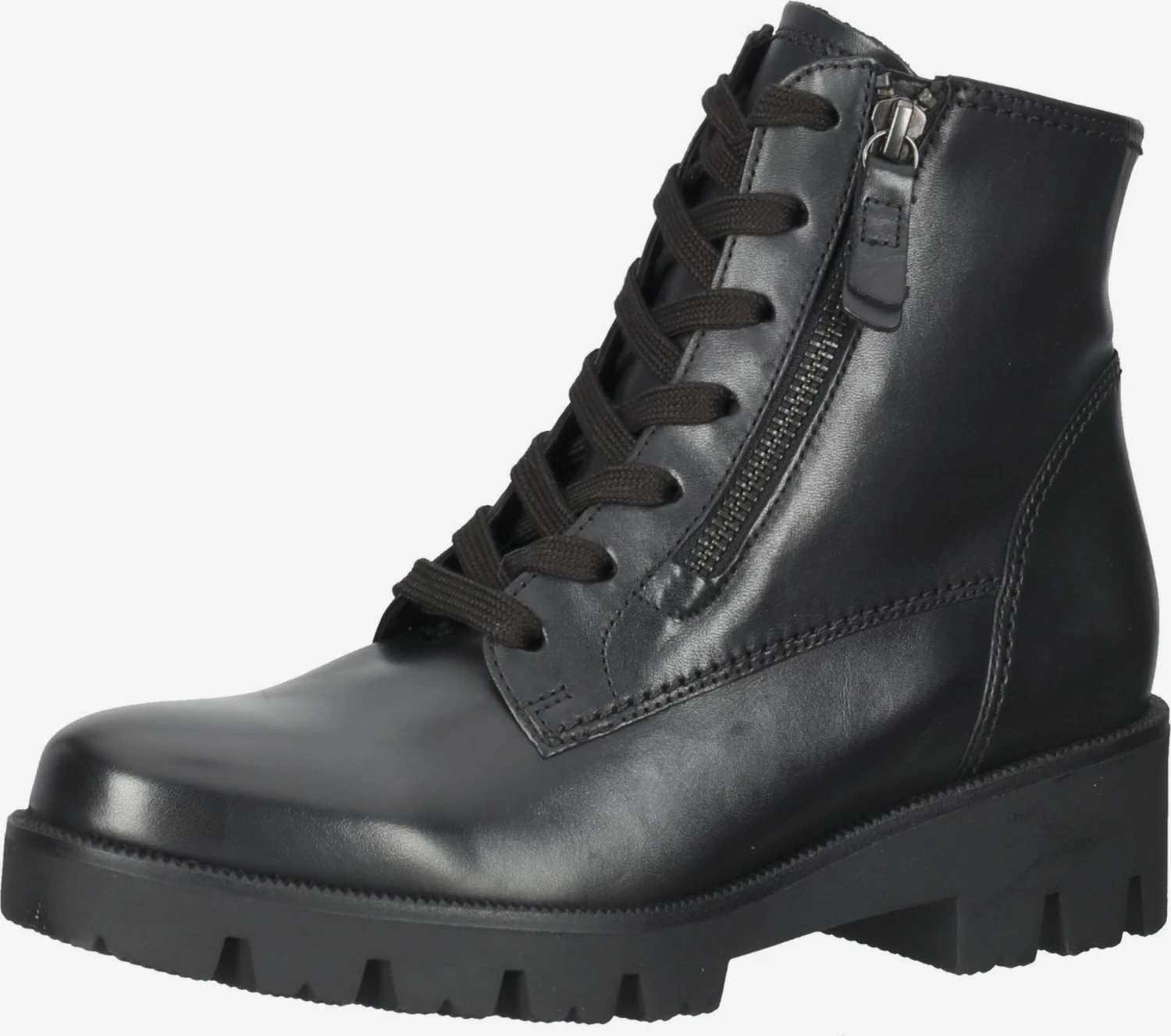 Gabor Enkellaarsjes Veterlaarsjes Dames Zwart 3 Gabor Enkellaarsjes Veterlaarsjes Dames Zwart