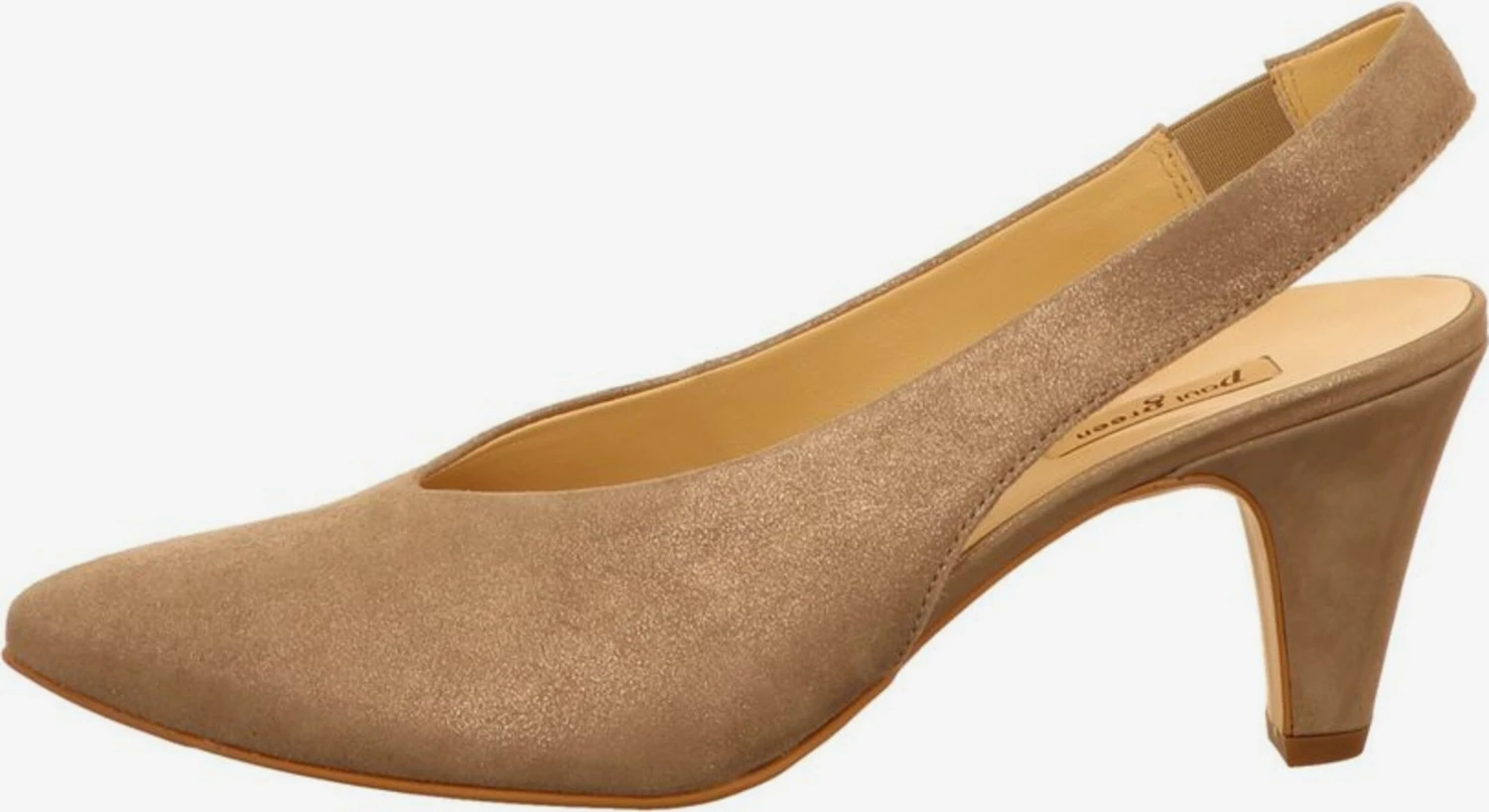 Paul Green Pumps & Hakken Slingpumps Dames Lichtbruin 4 Paul Green Pumps & Hakken Slingpumps Dames Lichtbruin - Afbeelding 2