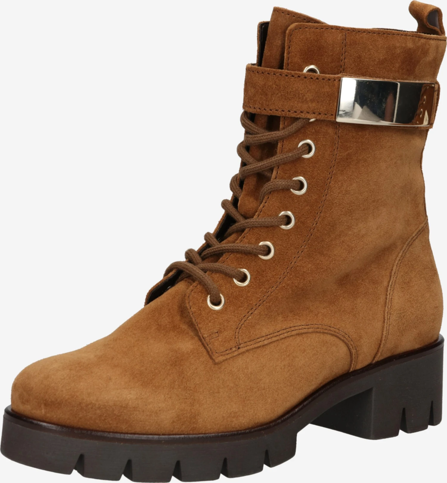 Gabor Enkellaarsjes Veterlaarsjes Dames Cognac 3 Gabor Enkellaarsjes Veterlaarsjes Dames Cognac