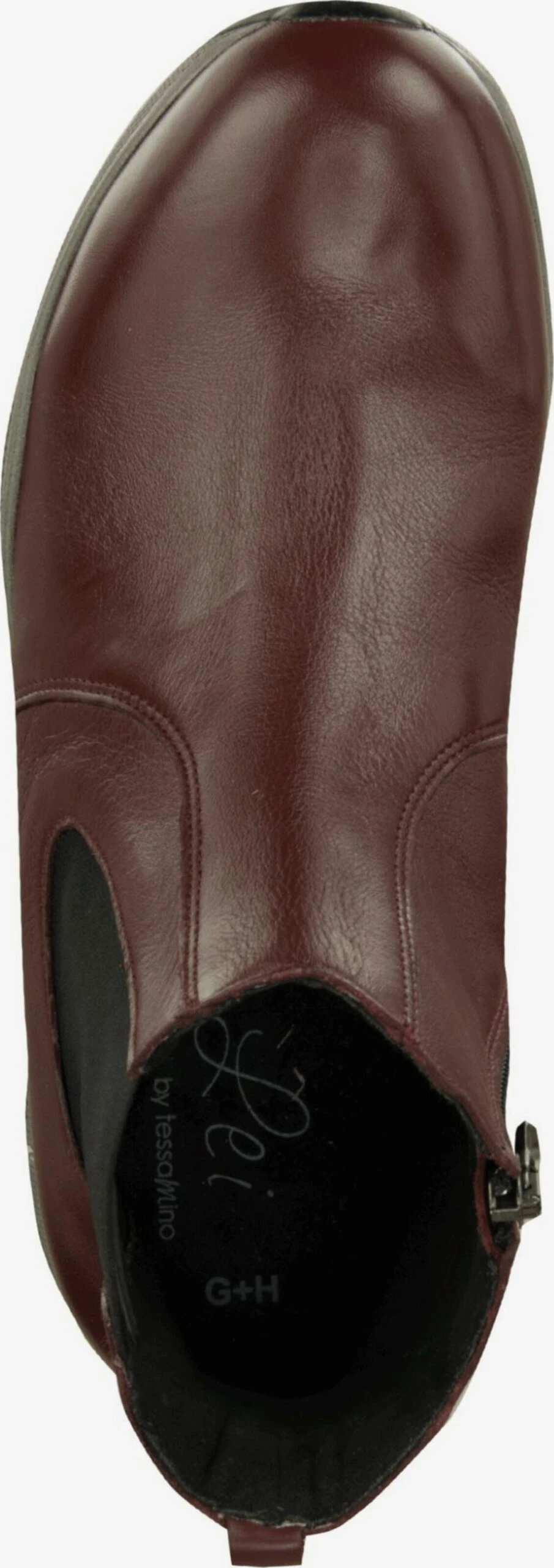 Enkellaarsjes Chelsea Boots Florentine Dames Bourgogne 6 Enkellaarsjes Chelsea Boots Florentine Dames Bourgogne - Afbeelding 4