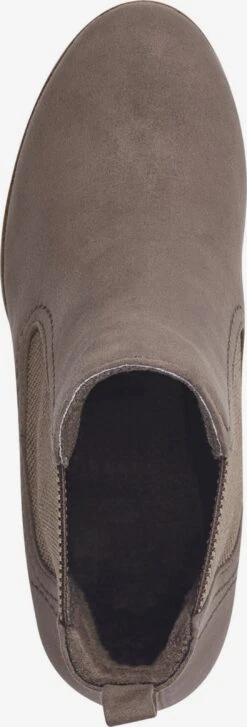 Marco Tozzi Enkellaarsjes Chelsea Boots Dames Bruin -Damesschoenen Winkel d84711a8c564408c35ce3ed1fddd94a9