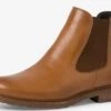 Tamaris Enkellaarsjes Chelsea Boots Dames Cognac