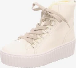 Gabor Enkellaarsjes Veterlaarsjes Dames Crème